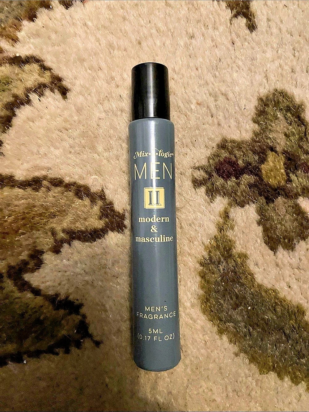 Miracle Touch Men II Modern & Masculine Men's Fragrance Rollerball Gray NWT
